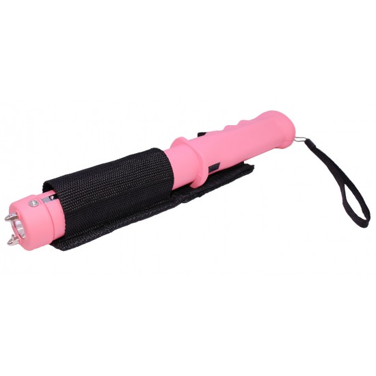 Cheetah Baton Flashlight Stun Gun, Pink