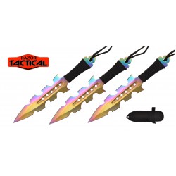 7.5" 3pcs Set Throwing Knife Set (60/12/13*10*20/35) 7.5" 3pcs Set Throwing Knife Set (60/12/13*10*20/35)