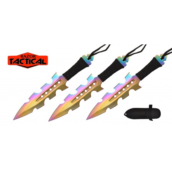 7.5" 3pcs Set Throwing Knife Set (60/12/13*10*20/35)