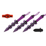 7.5" 3pcs Set Throwing Knife Set (60/12/13*10*20/35)