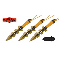7.5" 3pcs Set Throwing Knife Set (60/12/13*10*20/35) 7.5" 3pcs Set Throwing Knife Set (60/12/13*10*20/35)
