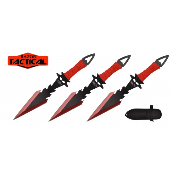 7.5" 3pcs Set Throwing Knife Set (60/12/13*10*19/37)