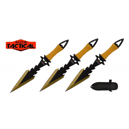 7.5" 3pcs Set Throwing Knife Set (60/12/13*10*19/37)