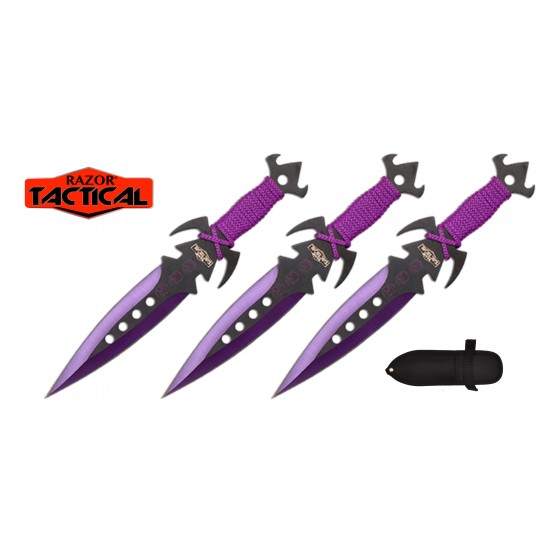 7.5" 3pcs Set Throwing Knife Set (60/12/13*11*18/31)