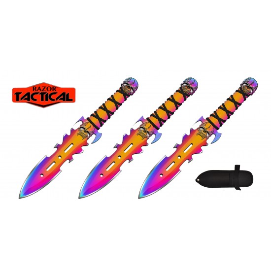 Rainbow Color Throwing Knife