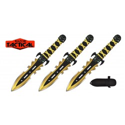 7.5" 3pcs Set Throwing Knife Set (60/-/13*10*19/36) 7.5" 3pcs Set Throwing Knife Set (60/-/13*10*19/36)